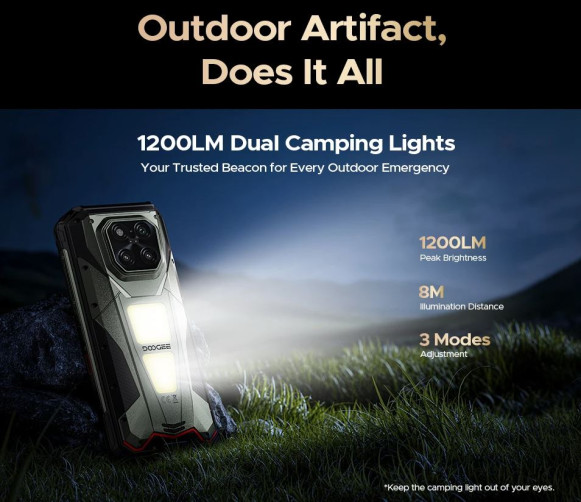 Смартфон Doogee V Max Play Projector 16/512Gb Battle Rust